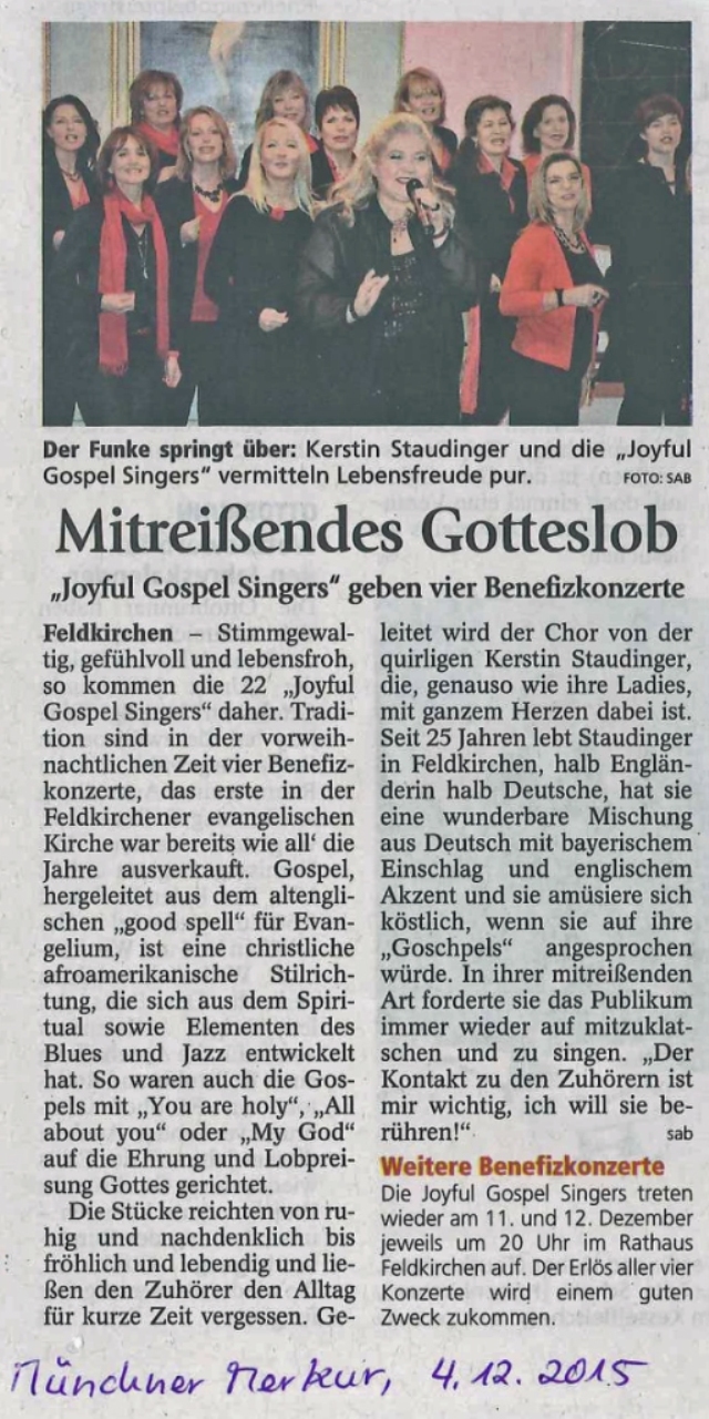 M&uuml;nchner Merkur 04.12.2015